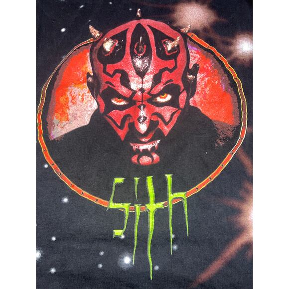 Vintage Star Wars graphic Darth Maul graphic adult T Shirt size medium - Picture 6 of 6